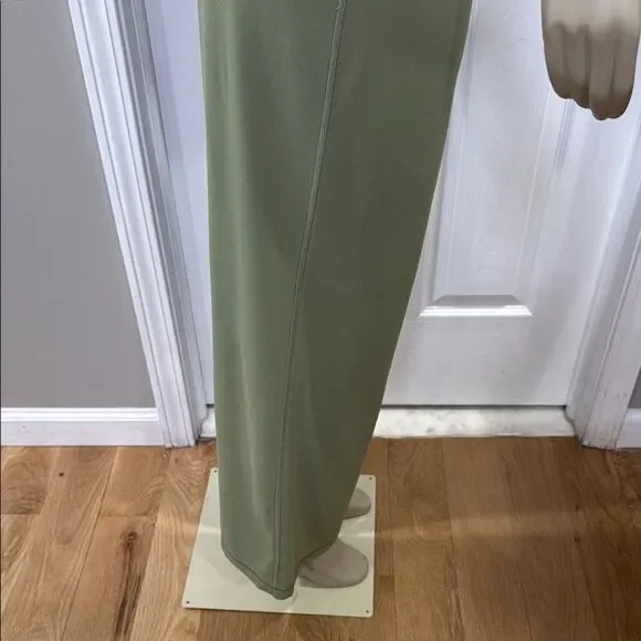 ELATION HIGH WAISTED WIDE LEG PANT OLIVE GREEN